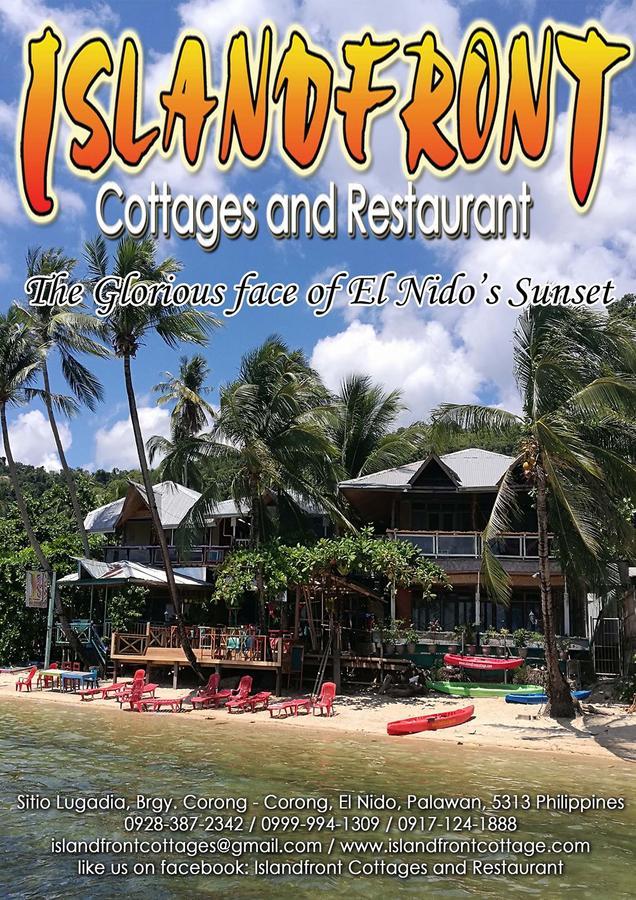 Islandfront Cottages And Restaurant El Nido Buitenkant foto